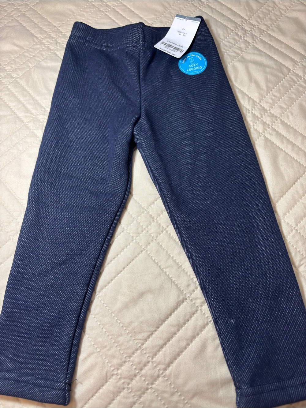 Carter’s 2T Navy Fleece-lined Leggings